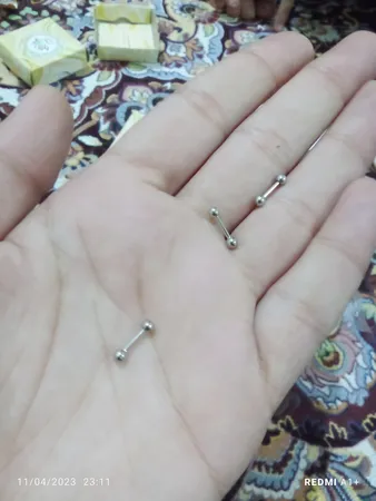 پیرسینگ گوش زنانه کد Ps03 بسته 3 عددی