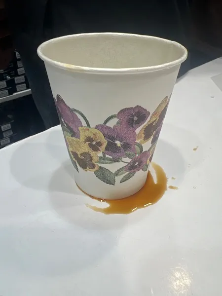 لیوان یکبار مصرف کاغذی بی تا مدل KARAMALI بسته 100 عددی