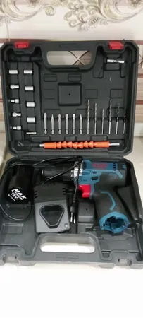 دریل شارژی باس مدل 18V مجموعه 27 عددی