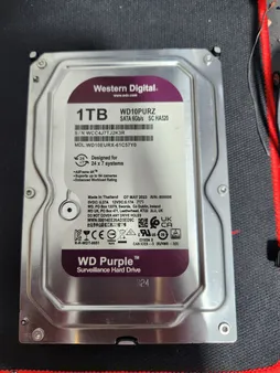 هارددیسک اینترنال وسترن دیجیتال مدل Purple WD10PURZ ظرفیت 1 ترابایت