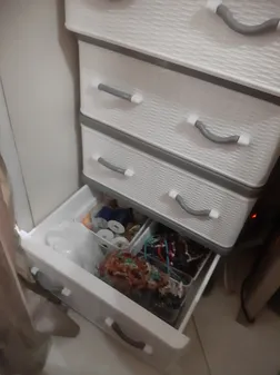 فایل کشویی الوند پلاستیک طرح حصیری کد 404