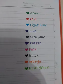 روان نویس هپی دی طرح کهکشان مجموعه ۱۰ عددی