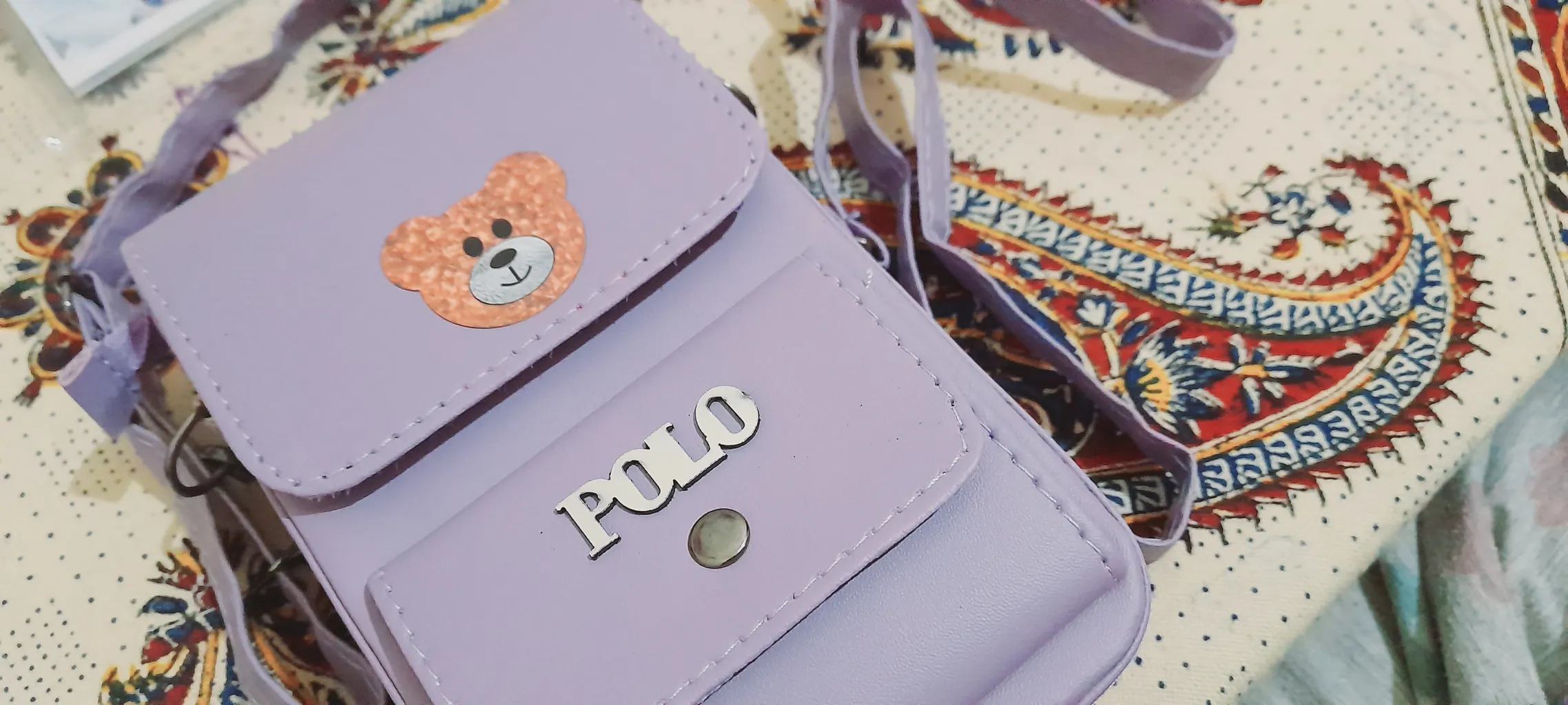 کیف رودوشی دخترانه مدل خرسی