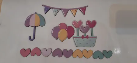 استیکر چوبی کودک باروچین مدل دوستی کد 1306