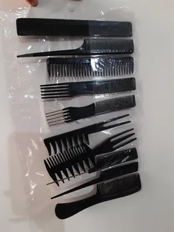 ست شانه مو سافاری کد 31282 بسته 10 عددی