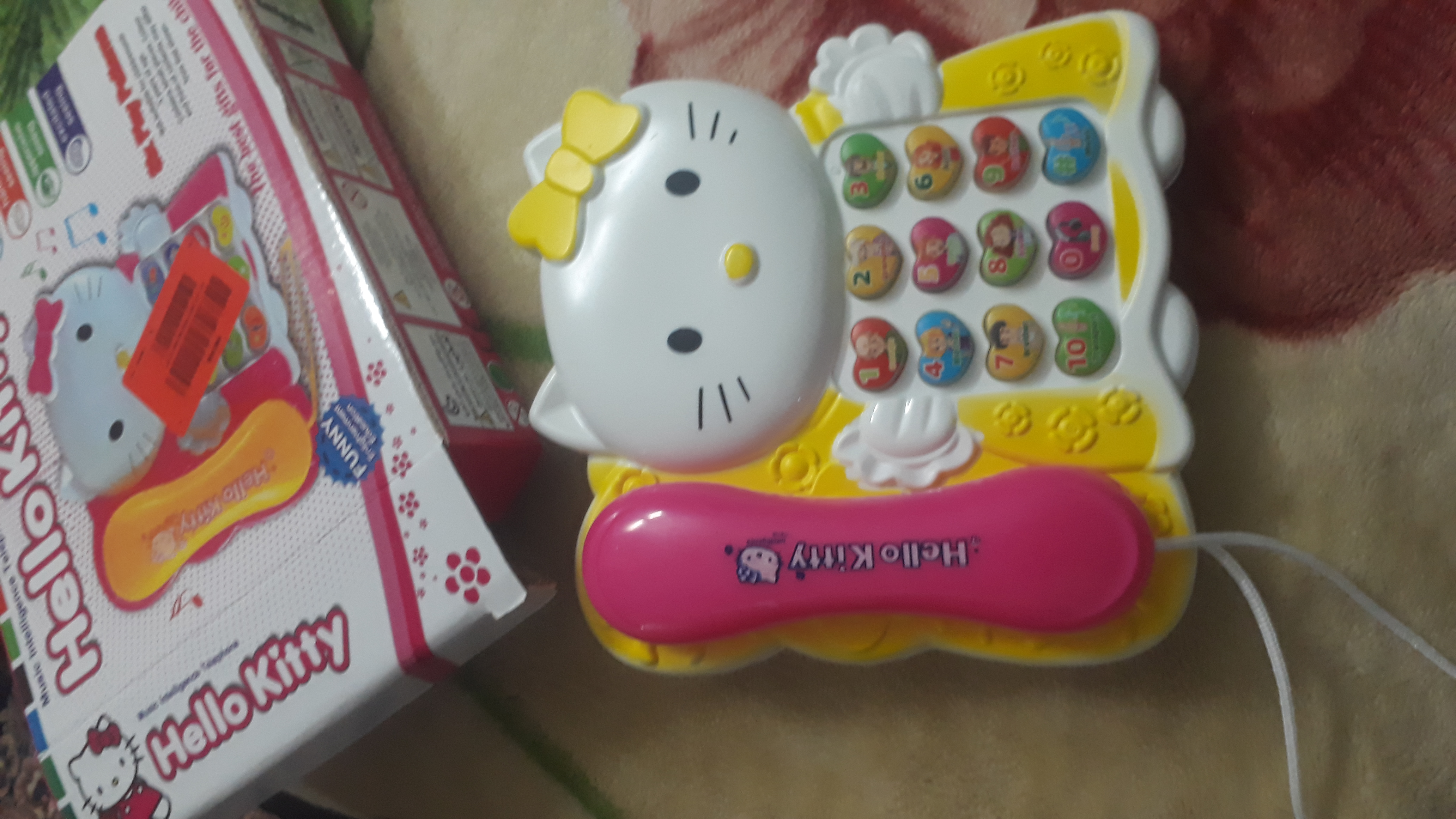 اسباب بازی آموزشی موزیکال Hello Kitty مدل تلفن