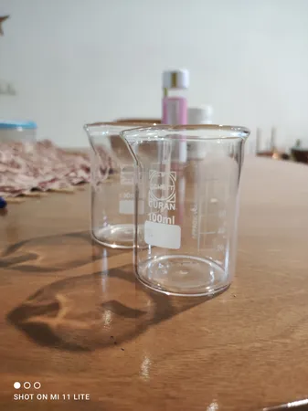 بشر آزمایشگاه مدل beaker ظرفیت 100 میلی لیتر بسته 2 عددی