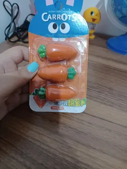 پاک کن مدل هویج کد C-4002 بسته 3 عددی