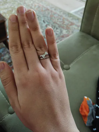 انگشتر نقره زنانه مدل پاپییون