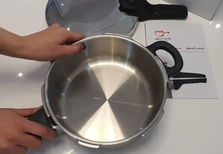 زودپز پارس استیل مدل کف سه لایه گنجایش 3 ليتر