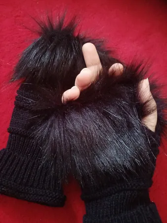 دستکش بافتنی زنانه مدل LUXE _ 03