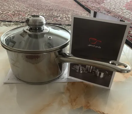 شیر جوش پارس استیل مدل کف سه لایه کد 160 سایز 16