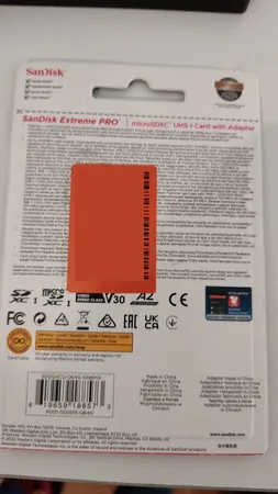 کارت حافظه SDSQXCU سن دیسک مدل Extreme Pro 4k استاندارد UHS-I سرعت 200MBps ظرفیت 64 گیگابایت