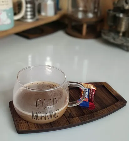 لیوان مدل پیرکس تپل Good Morning