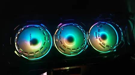 فن کیس گرین مدل HURACAN FAN GFK120M-ARGB بسته 3 عددی
