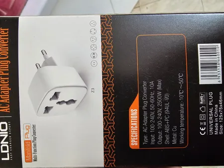 مبدل سوکت برق الدینیو مدل Z1