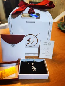 تجریه خرید آویز گردنبند طلا 18 عیار زنانه کرابو طرح ندا مدل Kr30425