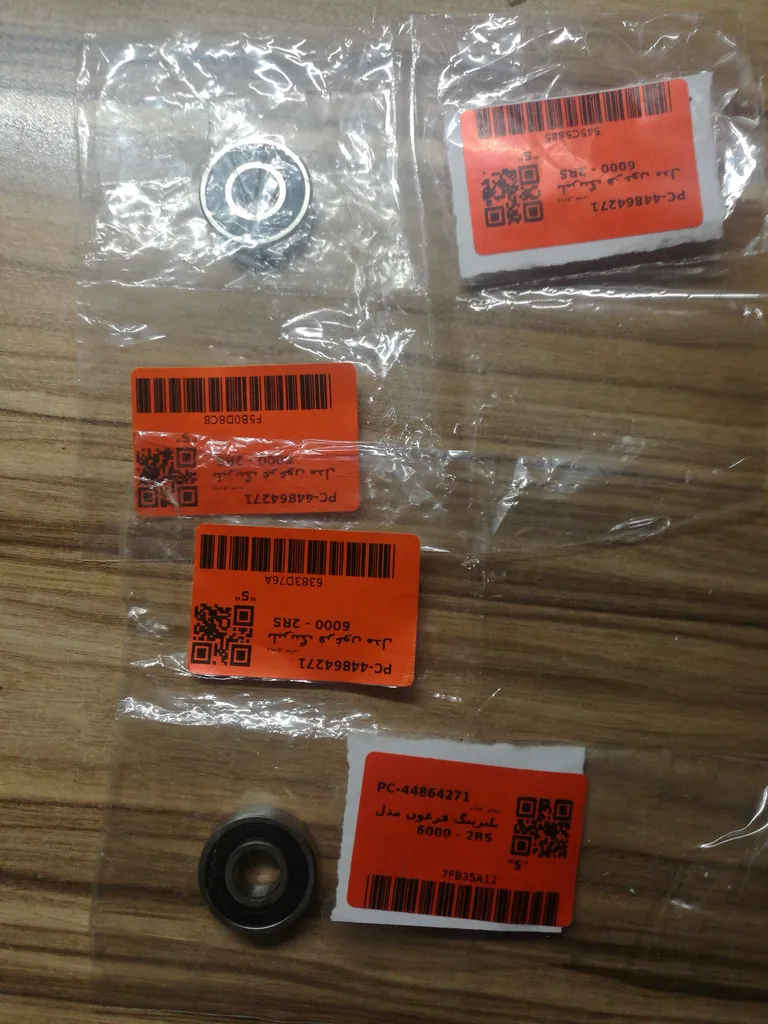 بلبرینگ فرغون مدل 6000 - 2RS