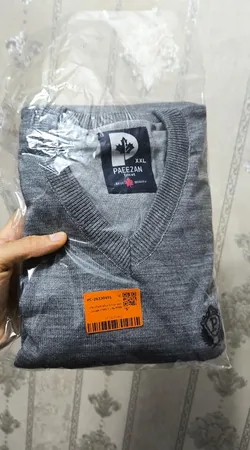 پلیور مردانه تریکو پاییزان مدل P700 ملانژ