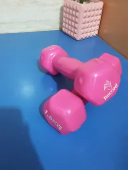 دمبل رکورد مدل A وزن 1.5 کیلوگرمی بسته 2 عددی