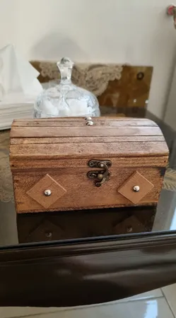 جعبه هدیه چوبی مدل جنگلی