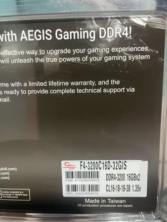 رم دسکتاپ DDR4 دو کاناله 3200 مگاهرتز CL16 جی اسکیل سری aegis ظرفیت 32 گیگابایت