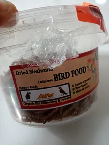 تجریه خرید تشویقی  پرندگان فود فارمز لند مدل میلورم وزن 40 گرم