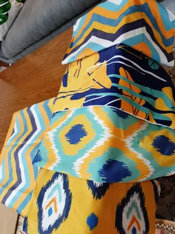 کاور کوسن طرح پاییزه کد PA101 بسته 4 عددی به همراه رانر