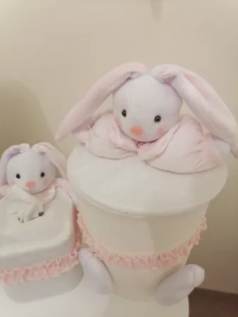 ست سطل و جادستمال اتاق کودک طرح خرگوش رابیت