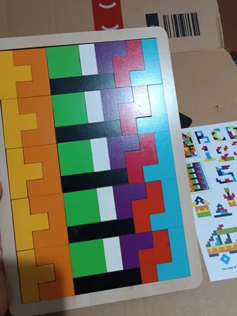 پازل 40 تکه مدل تانگرام روسی