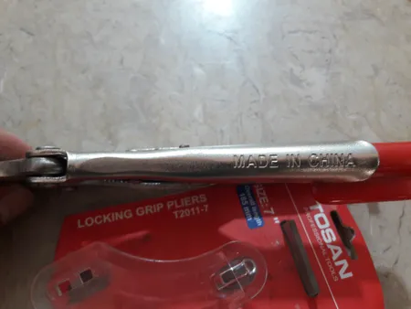 انبر قفلی توسن مدل T2011-7 سایز 7 اینچ