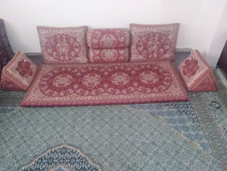ست 7 تکه پشتی مدل شاه نشین کد 3002