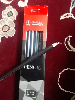 مداد مشکی پارسا کد 12 بسته 12 عددی