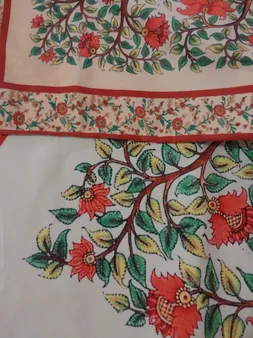 ست رومیزی 4 تکه شمسه نگار کد Tr535DR4