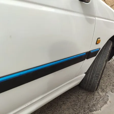 برچسب آبی سپر و زه بغل درب خودرو قطعه سازان کبیر مدل CHS-PARS20M-30572 مناسب برای پژو پارس