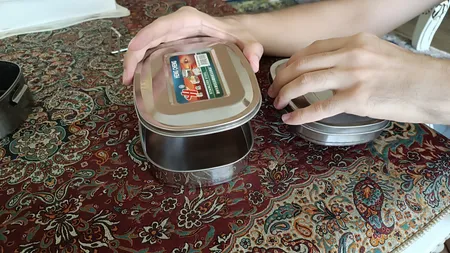 ظرف غذا استیل مدل 488-1