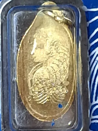 شمش طلا 18 عیار مدل ملکه 1403