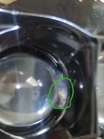 چراغ جلو موتور مدل لنزدار جغدی کد led