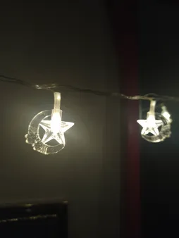 ریسه ال ای دی طرح ماه و ستاره طول 3 متر