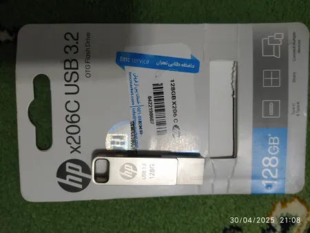 فلش مموری اچ‌ پی  مدل x206c ظرفیت 128 گیگابایت