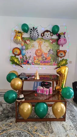 بنر تولد طرح حیوانات جنگل کد 1109