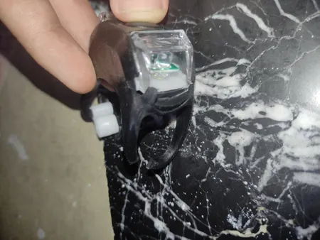 چراغ جلو و عقب دوچرخه مدل ژله ای بسته 2 عددی