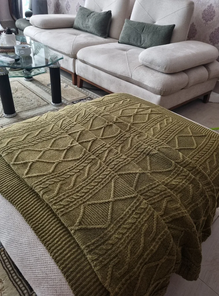 شال مبل و تخت مدل دیانا کد 4 سایز 140x170 سانتی متر