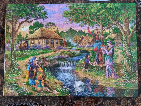 پازل 1000 تکه ایران طرح دهکده زیبا مدل AP-357