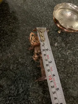 ست 9 تکه هفت سین مسی مدل سه پایه برنجی کد HS3PB-9