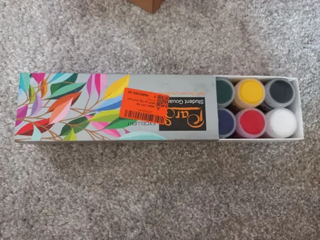 گواش 12 رنگ پارس مدل 0036