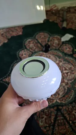 لامپ هوشمند و اسپیکر بلوتوثی مدل led music blub کد HB-61