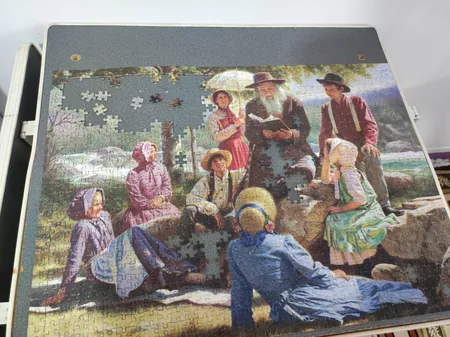 پازل 1000 تکه فاکس پازل طرح مدرسه آفتاب کد 62242