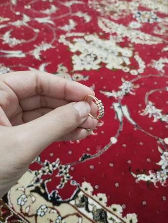 انگشتر طلا 18 عیار زنانه دوست خوب مدل dk272
