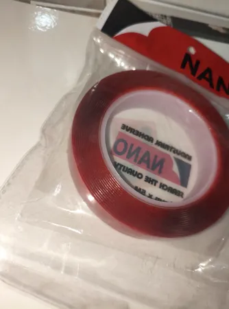 ‌چسب دوطرفه بی رنگ ژله ای مدل REG10 عرض 2 سانتی متر